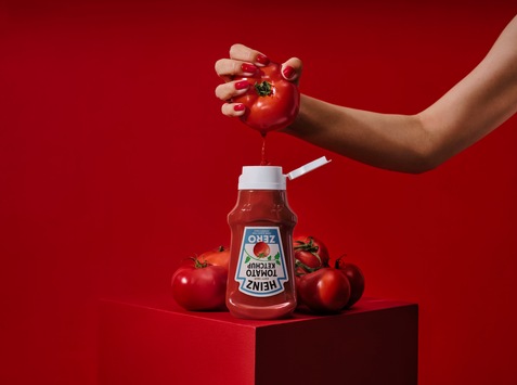 Heinz erneuert die Rezeptur des ZERO-Ketchups und bietet den Verbrauchern einen noch besseren Geschmack