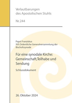 Schlussdokument der Weltsynode als Broschüre erschienen