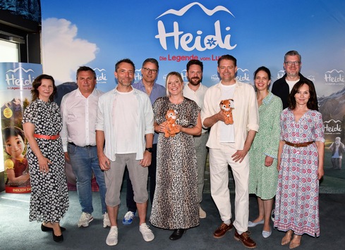 Ausgelassen-fröhliche Stimmung bei der Premiere von HEIDI - DIE LEGENDE VOM LUCHS in München / Ab 26.6. im Kino