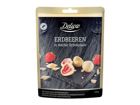 Der bulgarische Lieferant Victoria Nuts Ltd. informiert über einen Warenrückruf des Produktes / "Deluxe Erdbeeren in weißer Schokolade, 120g".