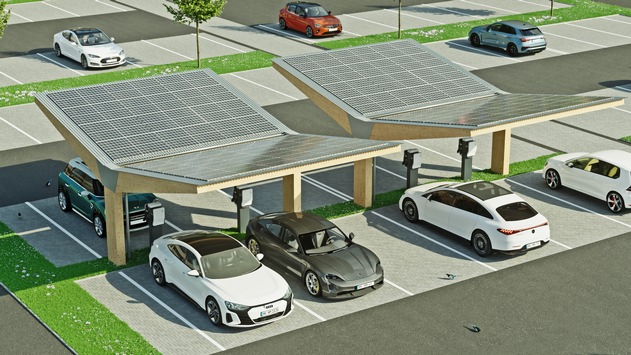 Versiegelte Flächen nachhaltig nutzen – Heinrich Meyer-Werke liefern mit PV-Carports innovative Lösung zum Gelingen der Mobilitäts- und Energiewende