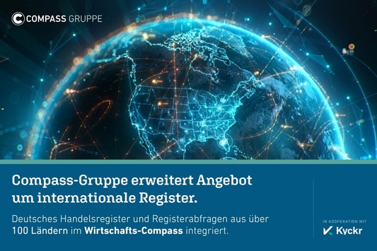 Compass macht Unternehmensdaten aus über 100 Ländern zugänglich