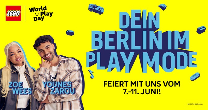World Play Day: Neue LEGO® Initiative für mehr kreative Spielräume in der Stadt