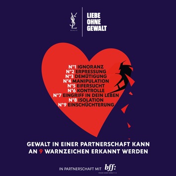 Neue Forschungsergebnisse der Initiative ‚Liebe Ohne Gewalt‘ von YSL Beauty fokussieren die mangelnde Unterstützung der LGBTQIA+ Community bei Gewalt in Partnerschaften
