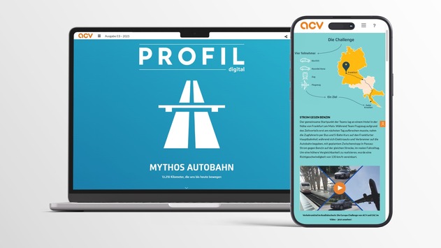 Neue Ausgabe der ACV PROFIL: Mythos Autobahn
