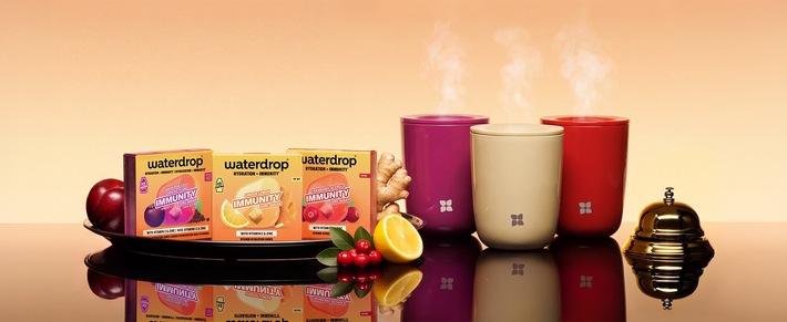 Immunity is an inside job. / waterdrop® lanciert mit Hydration + Immunity eine neue Kategorie für die kalte Jahreszeit