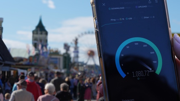 Oktoberfest: Datenrekord dank 5G