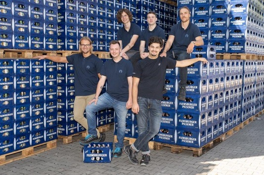 Die Flensburger Brauerei begrüßt 6 neue Azubis