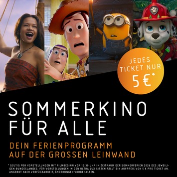 Aktionen, Angebote, Abenteuer: Sommerkino bei CinemaxX