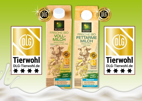 Goldene DLG-Tierwohl-Prämierung für Milch der NORMA-Eigenmarke BIO SONNE verliehen / Höchste Tierwohl-Auszeichnung für den Lebensmittel-Händler