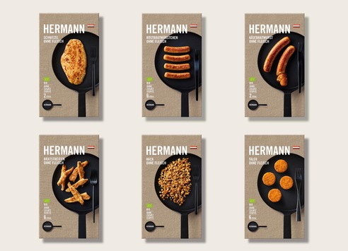 Hi Berlin! HERMANN in der Hauptstadt / Neuburger Fleischlos lanciert Fleischalternative auf Pilzbasis in Supermärkten