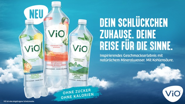 Presseinformation: ViO launcht ViO Wasser mit Geschmack