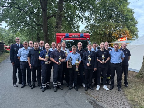 FW-ROW: Feuerwehr Rüspel gewinnt Leistungsvergleich der Samtgemeinde Zeven