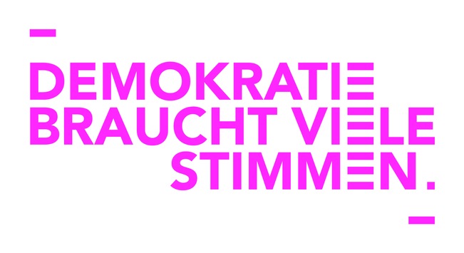 "Demokratie braucht viele Stimmen": Journalistische Medien starten gemeinsame bundesweite Aktion zur Bedeutung professioneller Berichterstattung