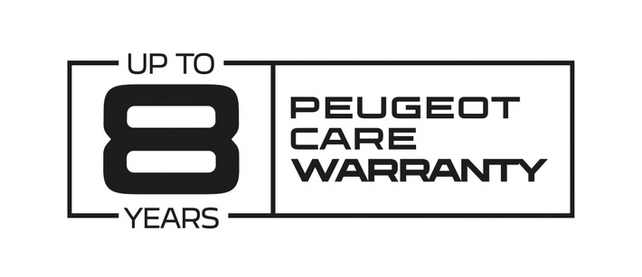 PEUGEOT CARE Garantie: bis zu 8 Jahre bzw. bis zu 160.000 Kilometer auf alle neuen vollelektrischen Pkw-Modelle(1)