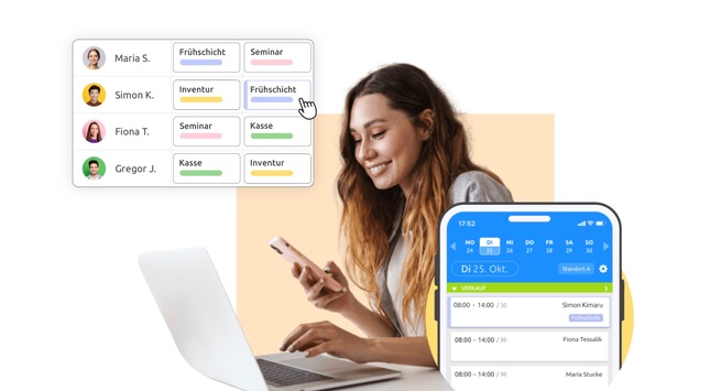 Aplano vereint digitale Dienstplanung und Zeiterfassung in einer Software