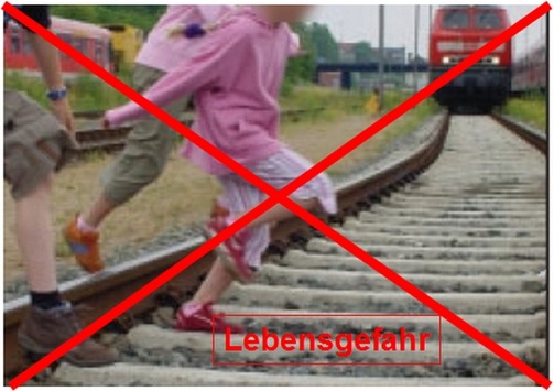 BPOL-FL: Burg – Vier Kinder im Gleis sorgen für Streckensperrung und Zugverspätungen