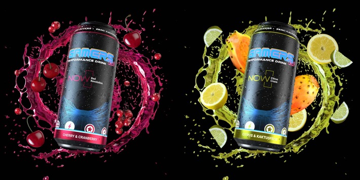 GO NOW: Der erste trinkfertige Gaming Drink kommt mit einzigartiger Performance-Formel und Zero Zucker in den Handel