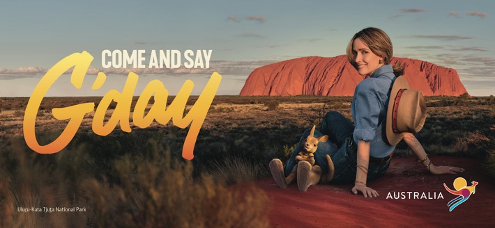 Australiens neuer Kurzfilm G’day lädt Reisende zu einem Come and Say G’day ein / In den Hauptrollen: Rose Byrne und Will Arnett / Weltpremiere online: 20. Oktober 2022