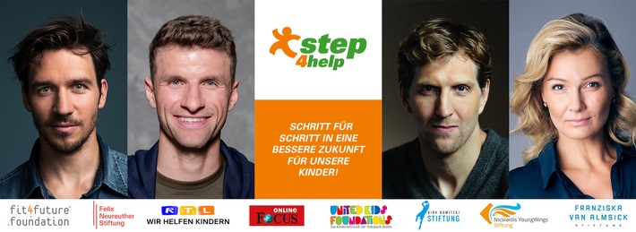 step4help: Der große Charity Lauf zugunsten bedürftiger Kinder in ganz Deutschland