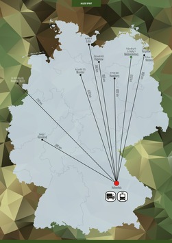 QUADRIGA 2024 -Großverband der Bundeswehr auf dem Weg von Nord nach Süd