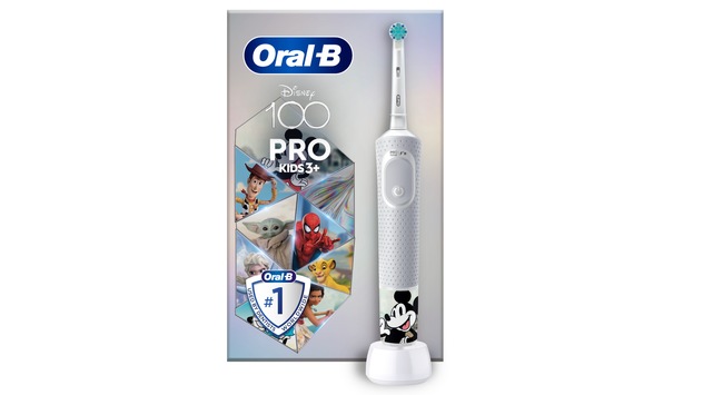 Oral-B und Disney feiern Geburtstag / Oral-B lanciert eine neue elektrische Oral-B Kids Zahnbürste im coolen Disney-Retro-Look