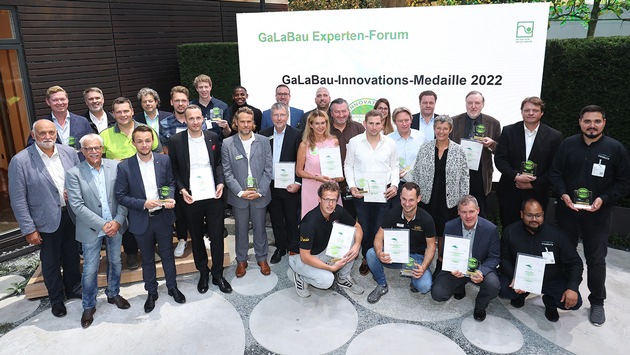 GaLaBau-Innovationsmedaille 2022/ BGL zeichnet 20 Unternehmen für Innovationen im GaLaBau aus