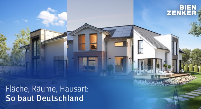 Fläche, Räume, Hausart: So baut Deutschland