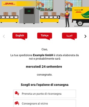 PM: Mehrsprachige Paketankündigung: DHL erweitert Service für Kundinnen und Kunden PM: Mehrsprachige Paketankündigung: DHL erweitert Service für Kundinnen und Kunden