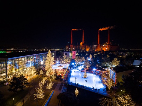 Winterzauber in der Autostadt: Spaß, Schnee und festliche Momente