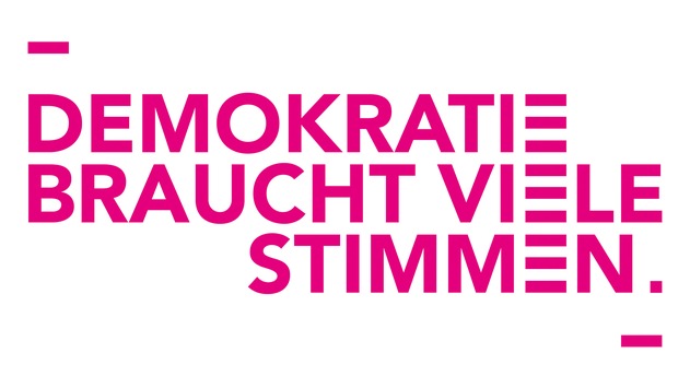 "Demokratie braucht viele Stimmen": Journalistische Medien starten gemeinsame bundesweite Aktion zur Bedeutung professioneller Berichterstattung