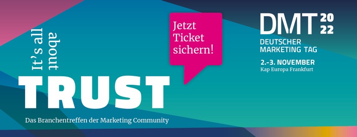 Das Programm steht: Deutscher Marketing Tag 2022 am 2./3. November 2022