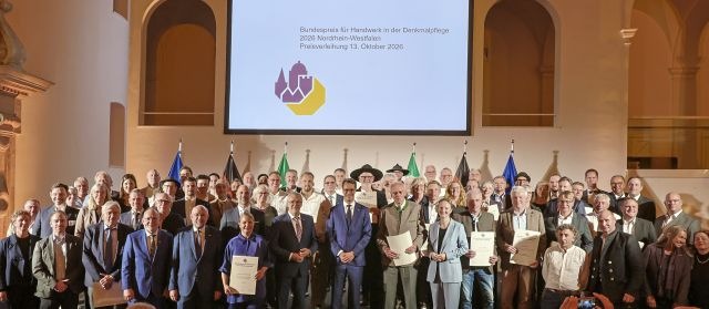 Bundespreis für Handwerk in der Denkmalpflege 2026 in Nordrhein-Westfalen