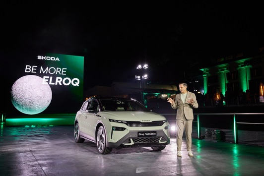 Weltpremiere des neuen Škoda Elroq: Pressematerial und Highlight-Video der Enthüllung