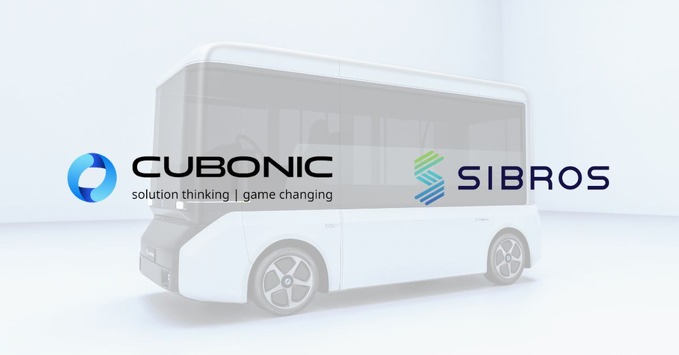 Sibros und CUBONIC schließen Partnerschaft, um den 'last-mile' Transport mithilfe elektrischer leichter autonomer Nutzfahrzeuge zu revolutionieren