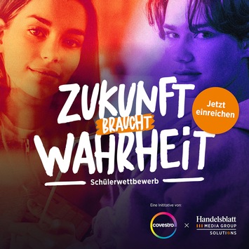 Recherchewettbewerb an deutschen Schulen: Gemeinsame Initiative von Covestro und Handelsblatt Media Group