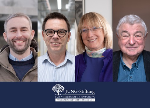 Medizinpreis-Verleihung: Jung-Stiftung zeichnet wegweisende Forschungsansätze für neue Krebstherapien, neurodegenerative Erkrankungen und Infektionen aus