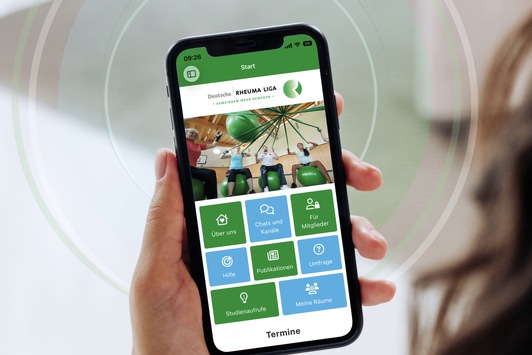 Deutsche Rheuma-Liga stellt neue "Team Rheuma"-App vor / Digitale Selbsthilfe, Informationen und Austausch in einer Anwendung