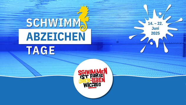 Startschuss für die Schwimmabzeichentage 2025: Hunderte Bäder sollen im Juni zum Schwimm-Check einladen