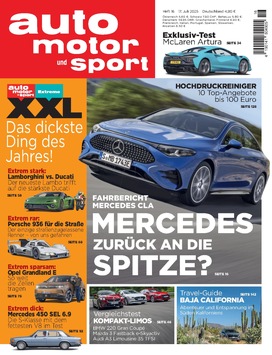Gegen den Branchentrend schrumpfender Heftumfänge / Motor Presse Stuttgart investiert in opulente Sommerausgabe von auto motor und sport