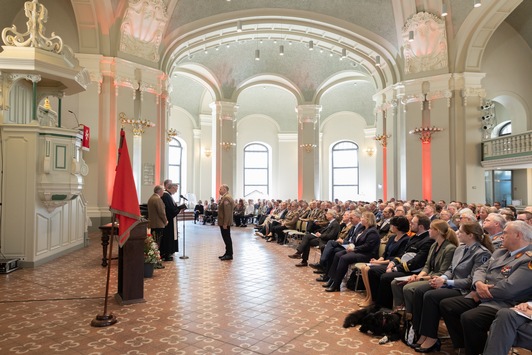 Amtseinführung von Oliver Meermann in den Bundesvorstand der Johanniter-Unfall-Hilfe / Festgottesdienst im Französischen Dom in Berlin