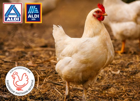 Erste Hähnchenprodukte bei ALDI erfüllen die Kriterien der Europäischen Masthuhn-Initiative
