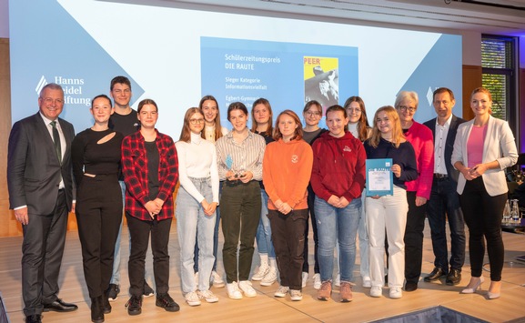 Insider, Nachsitzer oder Löschblatt / Preise für 16 bayerische Schülerzeitungen / Ferber: "Herzensprojekt der Stiftung" / Gerlach: "Bayerns beste Nachwuchsjournalisten"
