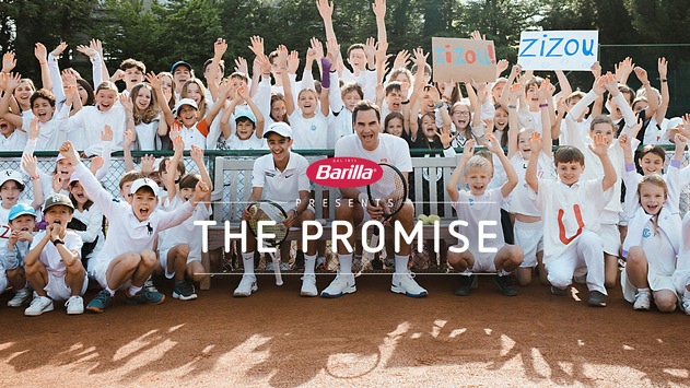 Barilla präsentiert „The Promise“ mit Roger Federer