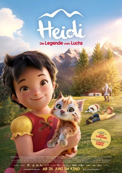 HEIDI - DIE LEGENDE VOM LUCHS: Titellied jetzt neu von Claudia Koreck / ab 26. Juni 2025 im Kino