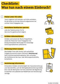 Nach dem Einbruch: Wer sichert Tür und Fenster?