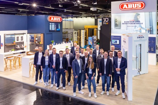 ABUS mit ganzheitlichen Sicherheitslösungen für private und gewerbliche Nutzer auf der Fensterbau Frontale 2026 in Nürnberg