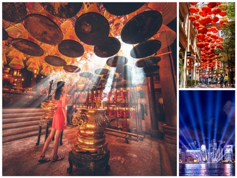 In Hongkong wird das neue Jahr zweimal gefeiert / Nach der spektakulären Lichtershow zu Silvester am Hafen können Besucher im Januar traditionelle Bräuche erleben