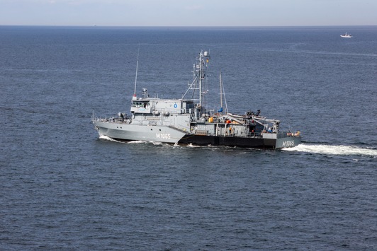 Die Welt ein kleines Stückchen sicherer gemacht- Minenjagdboot 