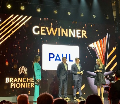 PAUL Tech AG gewinnt Deutschen Immobilienpreis in der Kategorie Branchen Pionier